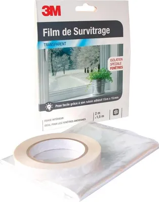 Image de Film Survitrage 3m Fenêtre Isolation Thermique Fenêtre - 3m