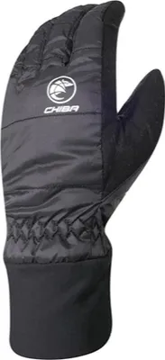 Productafbeelding van Chiba Classic Winterhandschoen, zwart, maat S - uniseks, winddicht, met volledige vingerafdekking.