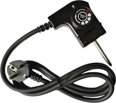 Obrázek produktu pro Univerzální termostat pro elektrické grily Princess, Jata, Tristar a další - 5 teplotních úrovní - 250 V 10 A 2000 W - kabel 1 m