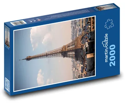 Produktbild von martinpuzzle - Puzzle 2000 Teile - Eiffelturm - Frankreich, Paris