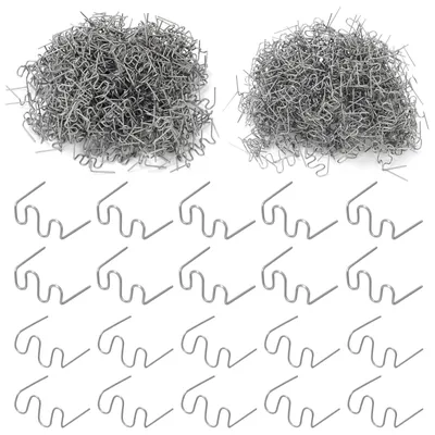 Image de Lot de 1000 pinces de soudure en plastique, 0,6 mm, 0,8 mm, en acier inoxydable 304