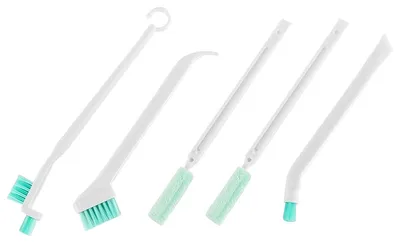 5-teiliges Reinigungsbürsten-Set, klein, blau, für Flaschen & Gläser
