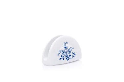 Obrázek produktu pro Saphyr, stojánek na ubrousky, cibulák, český porcelán, Thun 1794