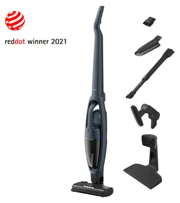 Produktbild von AEG CLEAN 5000 Akku-Staubsauger kabellos / Akku-Laufzeit: bis zu 45 Min. /  Farbe: Denim Blue AS52CB18DB Blau