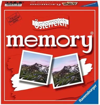 Produktbild von Ravensburger memory® Österreich - 88393 - der Spieleklassiker mit Bildern aus Österreich, Merkspiel für 2 - 8 Spieler ab 4 Jahren