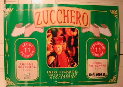 Obrázok produktu pre Zucchero – Plagát – 66 x 94 cm