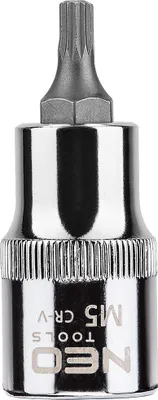 Produktbild von NEO TOOLS Steckschlüsseleinsatz 08-730 55mm Chrom-Vanadium-Stahl Werkzeugstahl