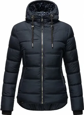 Produktbild von Navahoo Damen Winter Stepp Jacke Parka Mantel Winterjacke gefüttert Renesmee Navy Gr. 42 - XL