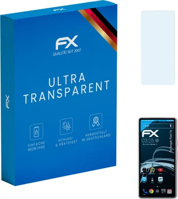 Produktbild von atFoliX FX-Clear 3x Schutzfolie kompatibel mit Google Pixel 7a Displayschutzfolie