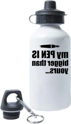 Obrázek produktu pro Láhev na vodu – Láhev na pití. Turistika – Venkovní aktivity. Nerezová ocel – 400 ml – Bílá