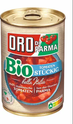 Produktbild von Hengstenberg  Oro di Parma stückige Tomaten in der Soße 425ml