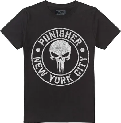 Produktbild von The Punisher - "NYC" T-Shirt für Herren TV15141 (L) (Schwarz)