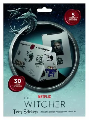 Produktbild von Pyramid International, The Witcher Tech Monster Hunter Sticker Set RD-RS661072 Farbig