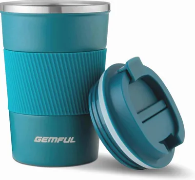 Produktbild von Isolierter Thermobecher 380ml Edelstahl für Kaffee