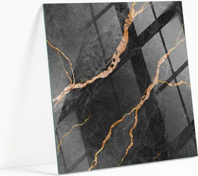 Produktbild von Bedruckte Glas Tischplatte 60x60 cm – Glasplatte mit Motiv – Esstischplatte bedruckt – Sicherheitsglas mit Druck – Tischplatte Ersatz – pflegeleicht – modern – dekorativ – Motivglas – Glastisch modern – Glasplatte Kunst – Glastischplatte Nachbildung –  Marmormuster mit Adern