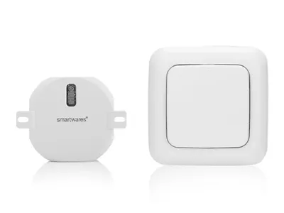 Produktbild von Smartwares SH4-99572, Intelligenter Schalter, Kabellos, Kunststoff, 433,92 MHz, 30 m, Weiß