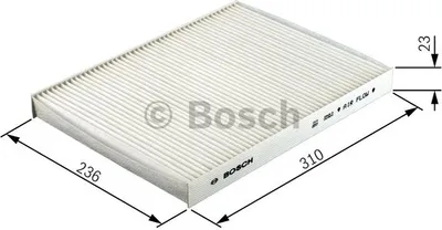 Produktbild von Bosch Filter, Innenraumluft  1 987 432 497