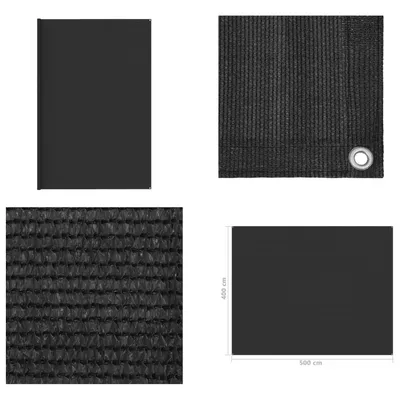 Produktbild von vidaXL Zeltteppich 400x500 cm Anthrazit - Zeltteppich - Zeltteppiche - Campingteppich - Campingteppiche