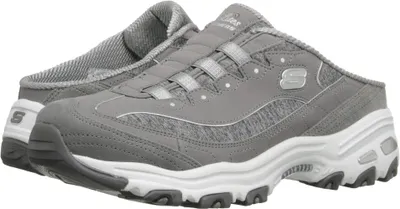 Productafbeelding van Skechers dames sloffen D'Lites Resilient, kleur grijs, schoenmaat: 37 EU