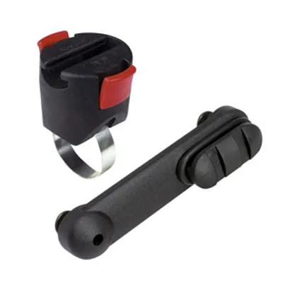Image de Klickfix Bottle Klick avec adaptateur, noir, AS