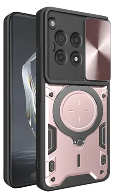 Produktbild von Techsuit CamGuard Pro Back Cover Hülle für OnePlus 12R - Roségold