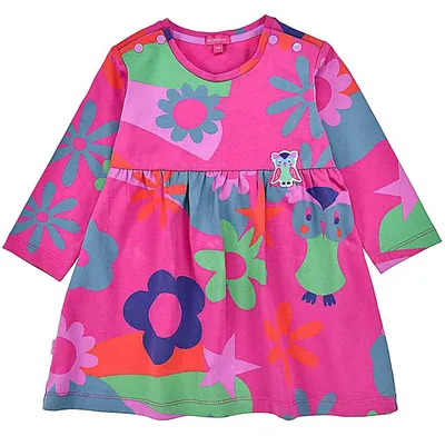 Produktbild von BONDI Mädchen Kleid "Blumenallover" 86969 | Pink Größe: 98