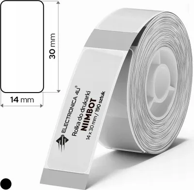 Produktbild von Selbstklebende Etiketten Thermotransferaufkleber für Niimbot B18 14x30