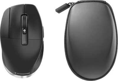 Produktbild von 3Dconnexion CadMouse Pro Wireless Left - Maus - ergonomisch - Für Linkshänder - 7 Tasten - kabellos - Bluetooth, 2.4 GHz, USB-C - kabelloser Empfänger (USB)