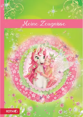 Produktbild von ROTH Zeugnismappe "Einhornglück" mit Design und Effekt inkl. 10 PP-Hüllen