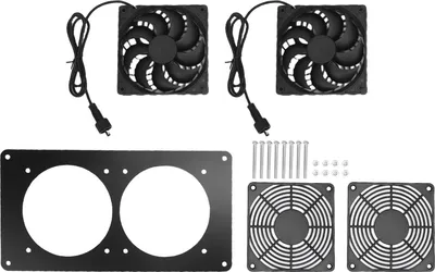 Obrázok produktu pre Solárny dvojitý odsávací ventilátor, 2200 otáčok za minútu, napájaný ventilátor pre kurníky, zverince