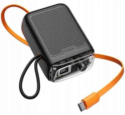 Immagine prodotto di Innostyle Mini Powerbank 10000Mah 2X Usb-C tipo C 33W Cavo Usb-C espandibile