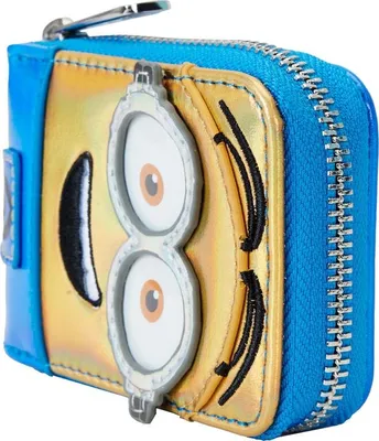 Produktbild von Minions-Geldbörse mit mehreren Kartenfächern und Reißverschlussfach
