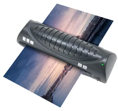 Produktbild von Waytex 78210V Laminiergerät für Format A4/A5/A6/A7 bis 2 x 80 Mic, Schwarz