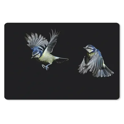 Produktbild von MuchoWow® Mauspad Mousepad Vogel - Federn - Porträt 27x18 cm - Mousepads - Maus Mat - Pad - Mausunterlage - Büroartikel - Desk Matten