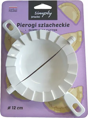Produktbild von Faltbare Pierogi-Form 12 cm – Teig-Ausstecher & Teigtaschenformer aus BPA-freiem Kunststoff