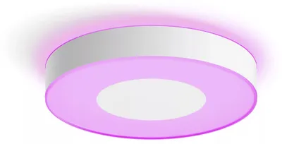 Zdjęcie produktu dla Philips Hue White and color ambiance Lampa sufitowa Infuse large, Inteligentne światło sufitowe, Bluetooth/Zigbee, Biały, LED, Metal, Niewymienialne źródło światła