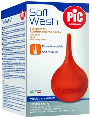 Obrázek produktu pro Klystýrová stříkačka měkká 35 ml ve tvaru hrušky 1 ks