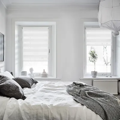 Produktbild von Allesin Doppelrollo Klemmfix ohne Bohren & mit Bohren Rollos für Fenster und Tür Weiß 80x200 cm Duo Rollo Klemmrollo Sichtschutz