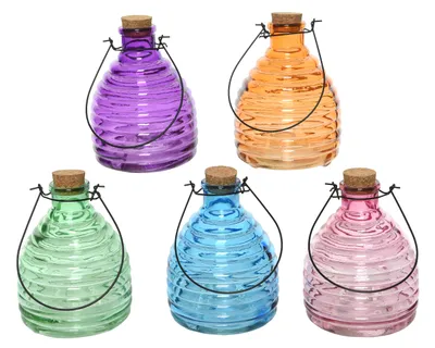 Produktbild von Insektenfalle Glas Ø.3 H.17cm lila/grün/orange/blau/pink Stückpreis