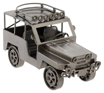 Produktbild von Dekorationsauto Imran L., 24 cm, silber