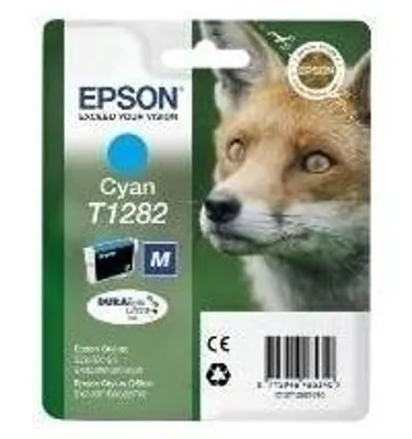 Obrázok produktu pre Epson Fox Singlepack Cyan T1282 DURABrite Ultra Ink, Azúrová, 1 kusov
