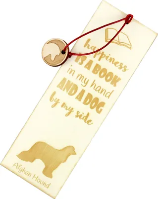 Produktbild von Afghanischer Windhund, Afghane - Lesezeichen mit Hund, personalisiertes Lesezeichen, Hundeaccessoire für Leser der Marke Art-Dog