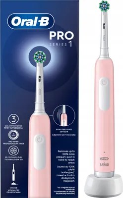 Zdjęcie produktu dla Szczoteczka rotacyjna Oral-B Pro Series 1 Pink Akumulatorowa Różowa