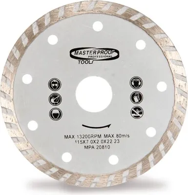 Produktbild von Diamant-Trennscheibe Turbo, 115mm