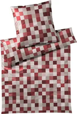 Produktbild von JOOP Bettwäsche Mosaic ruby 135x200 cm + 80x80 cm