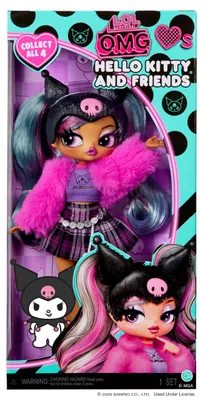 Immagine prodotto di L.O.L. Surprise! O.M.G. Ama Hello Kitty® e le sue amiche – Kuromi, bambola alla moda, per bambine, dai 4 anni, adatta a maschi e femmine, multicolore