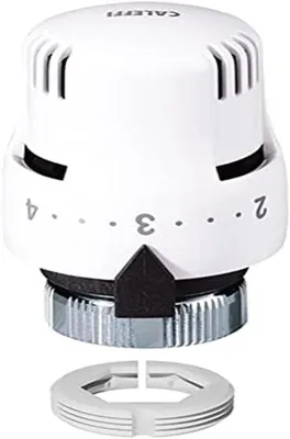 Image de Tête thermostatique Caleffi avec adaptateurthermostatique blanc