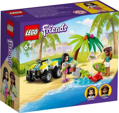 Image de LEGO 41697 Friends Sauvetage de tortues avec animaux marins et véhicule tout-terrain