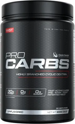 Produktbild von VAST Pro Carbs (900g) Unflavoured - Intra- & Post-Workout - Intra-Workout