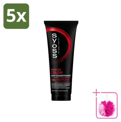 Obrázok produktu pre 5 kusov kondicionéru Syoss Intense Color Deep pre farbené vlasy - 250 ml - výhodná sada